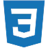 CSS3 stylesheet language logo