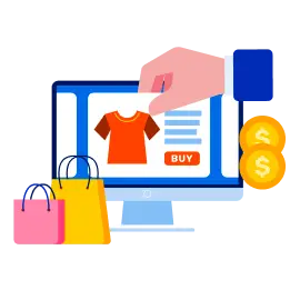 E-commerce and online retail illustration