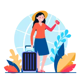 Travel and hospitality illustration