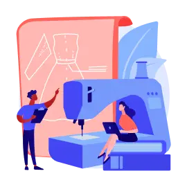 Recruitment and professional hiring illustration