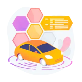 On-demand mobility and dispatch illustration