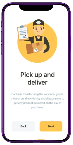 Logistics CRM screen preview