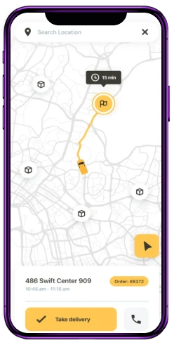 Route optimization and transportation screen preview