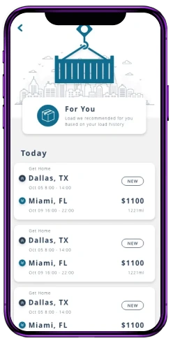 Logistics analytics and reporting screen preview