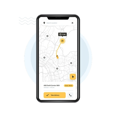 Screenshot of the driver and operations panel