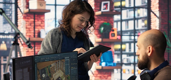 Illustration for logistics strategy and consultation service