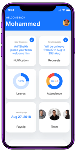 HR software solution screen preview for Learning Management System (LMS)