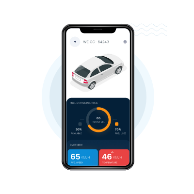 Screenshot of the fleet management admin panel (for fleet managers)