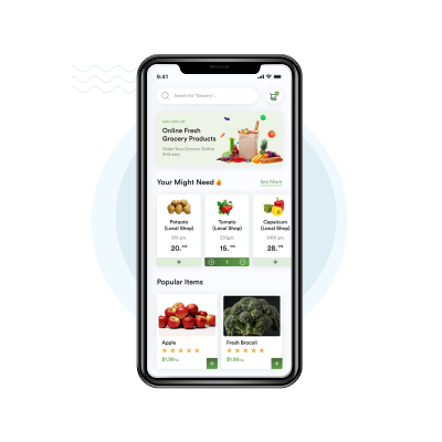 Store manager panel interface