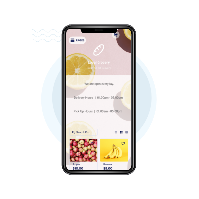 Admin panel interface