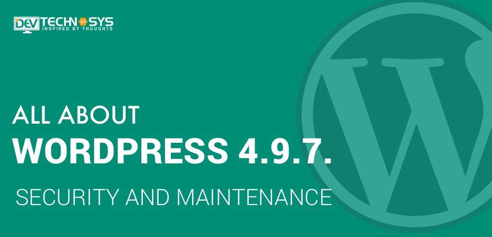 WordPress 4.9.7