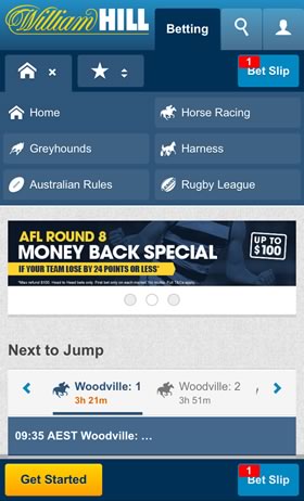 William Hill bets