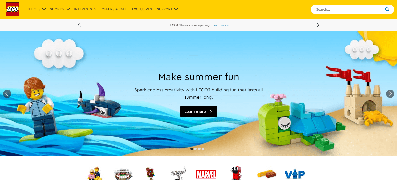 lego website