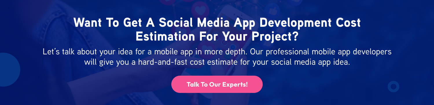 Social Media App Development Cost