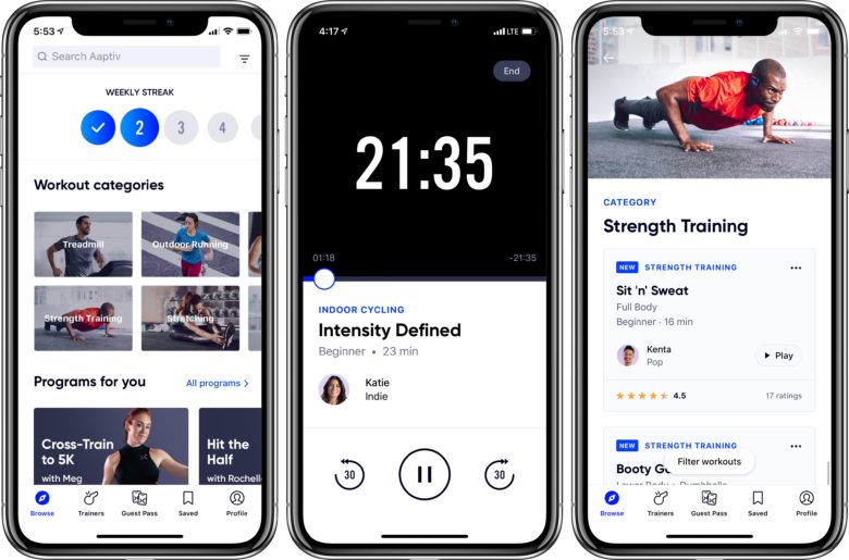 personal trainer app