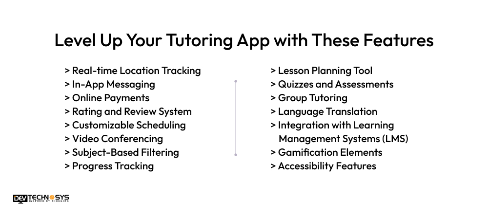 Level Up Your Tutoring App with These Features