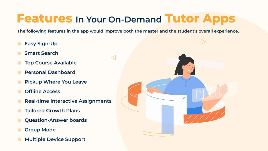 features of tutor apps