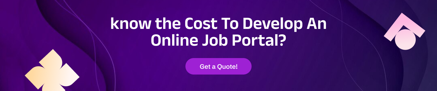 know the cost to develop a job portal