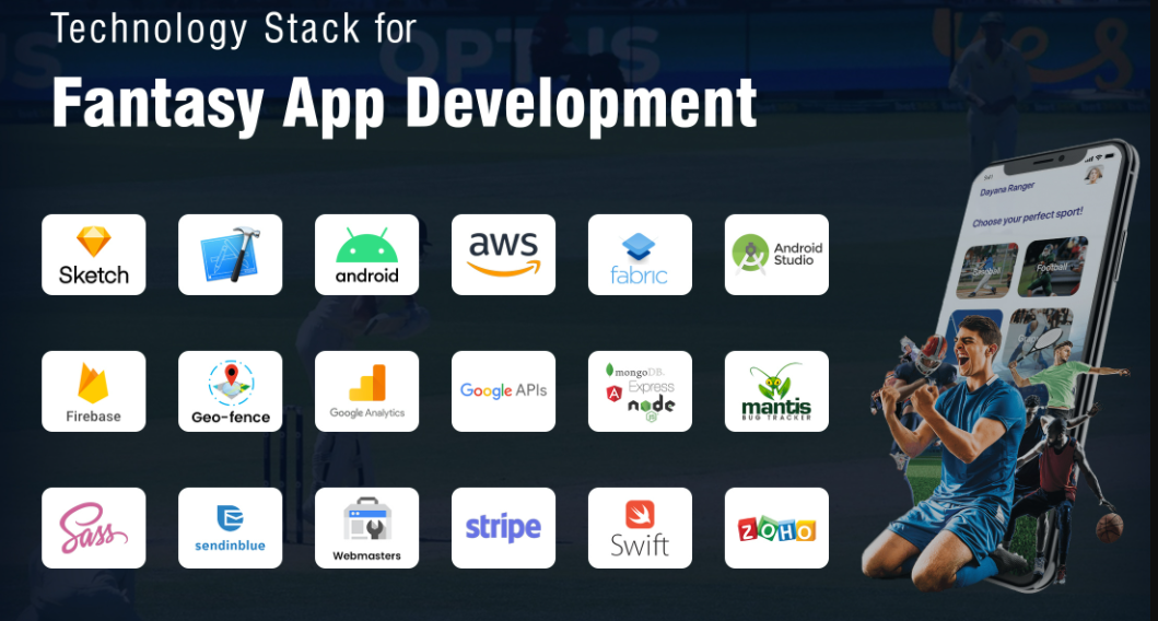 tech stack for fantasy app development
