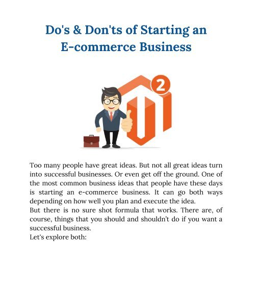 ecommerce business