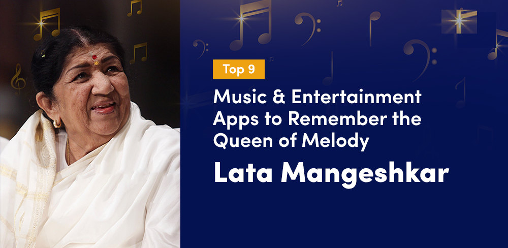Top 9 Music And Entertainment Apps To Listen Lata Mangeshkar Songs