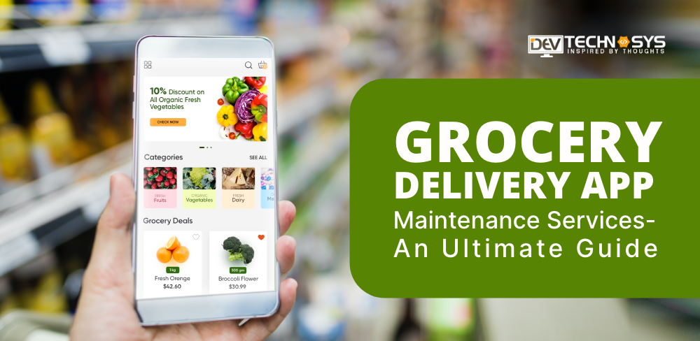 Grocery Delivery App Maintenance Services- An Ultimate Guide