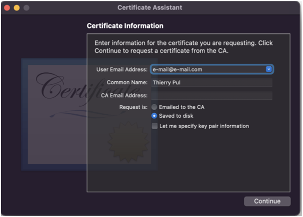ios distribution certificate