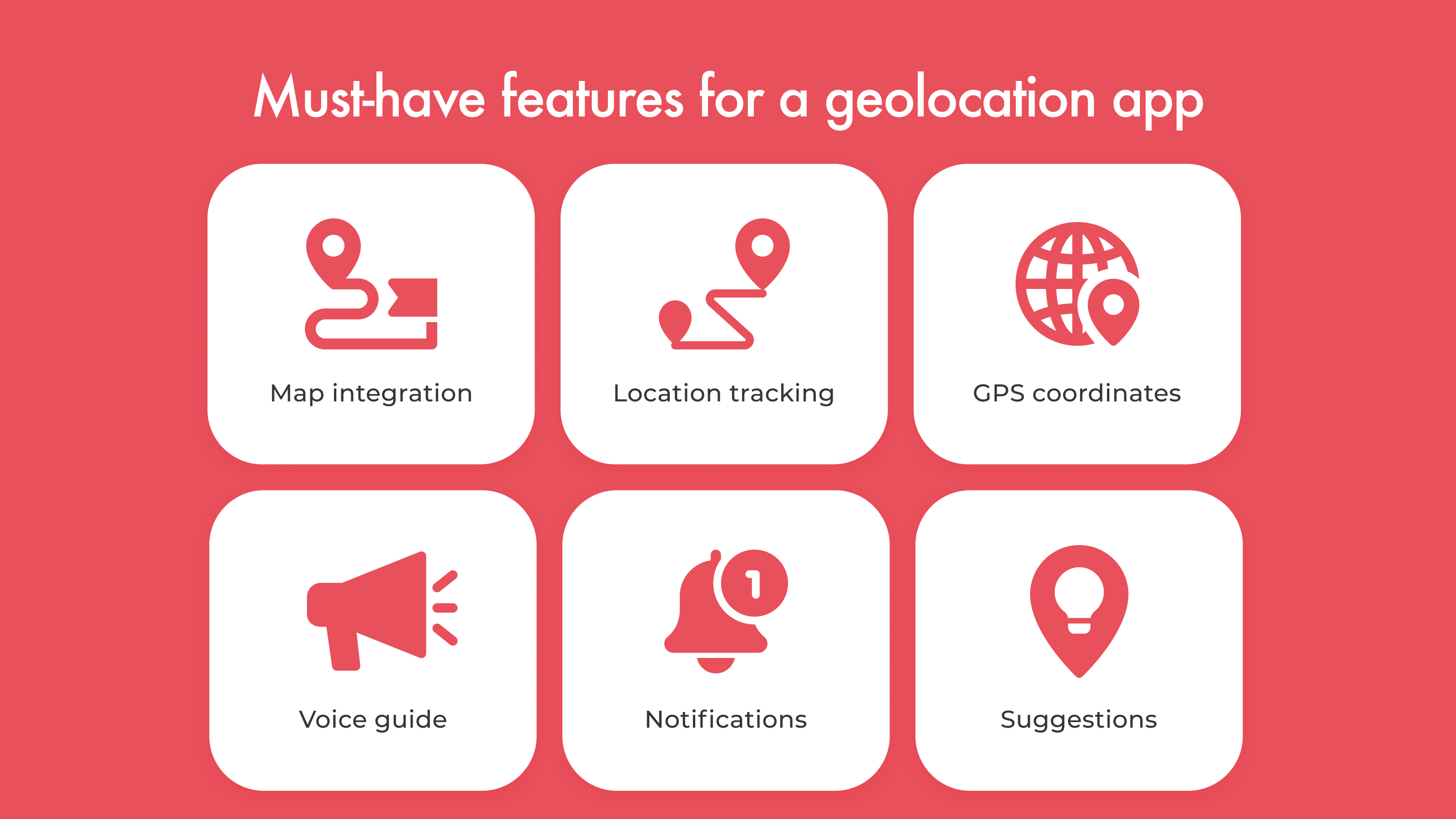 Features of Geolocation App