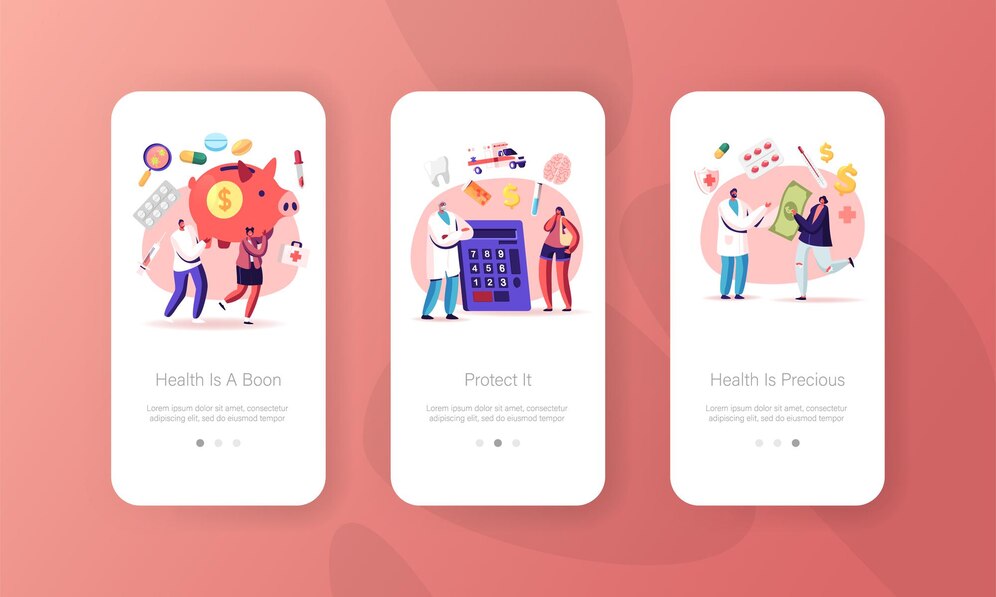 medicine accessibility health care mobile app page screen template 87771 9008 Dev Technosys