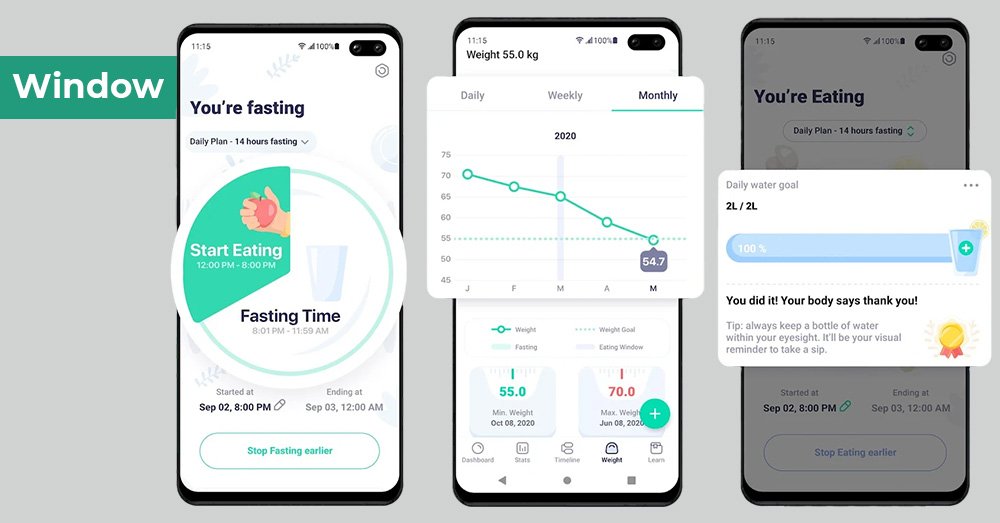 Window - Best Intermittent Fasting App for Weight Loss