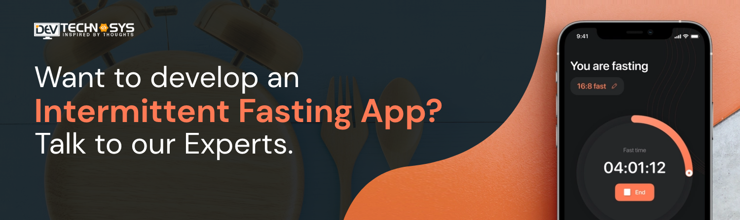 intermittent fasting app CTA