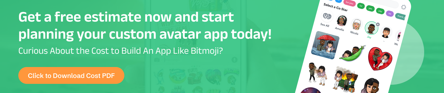 CTA Create an App like Bitmoji