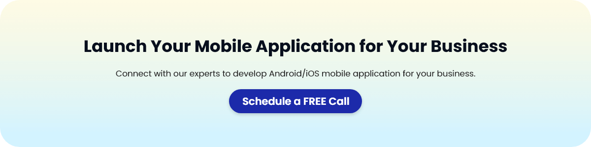 mobile application development CTA
