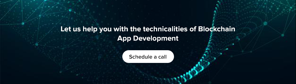 Blockchain app development cta