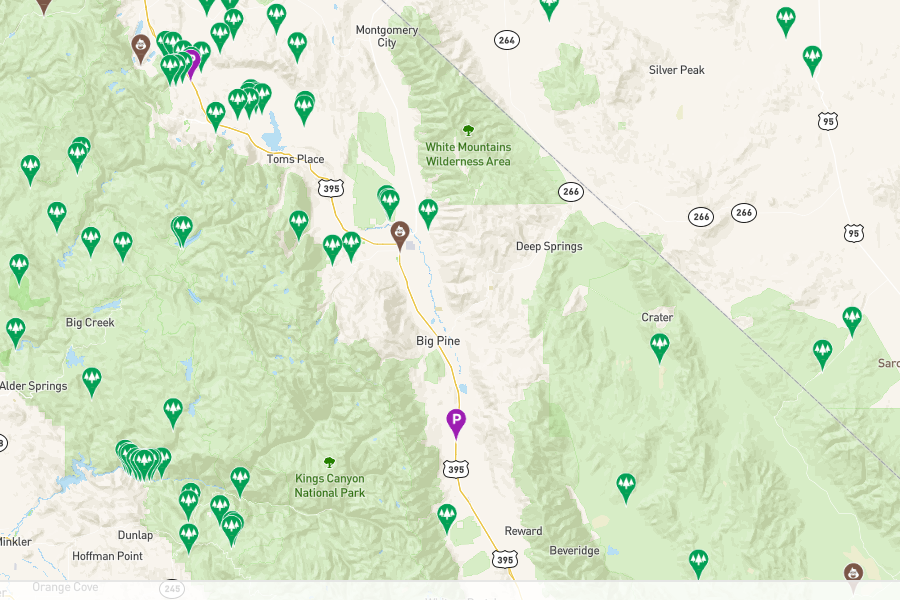 Camping Location Finder App