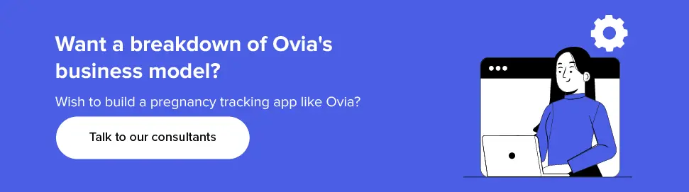 App like ovia cta