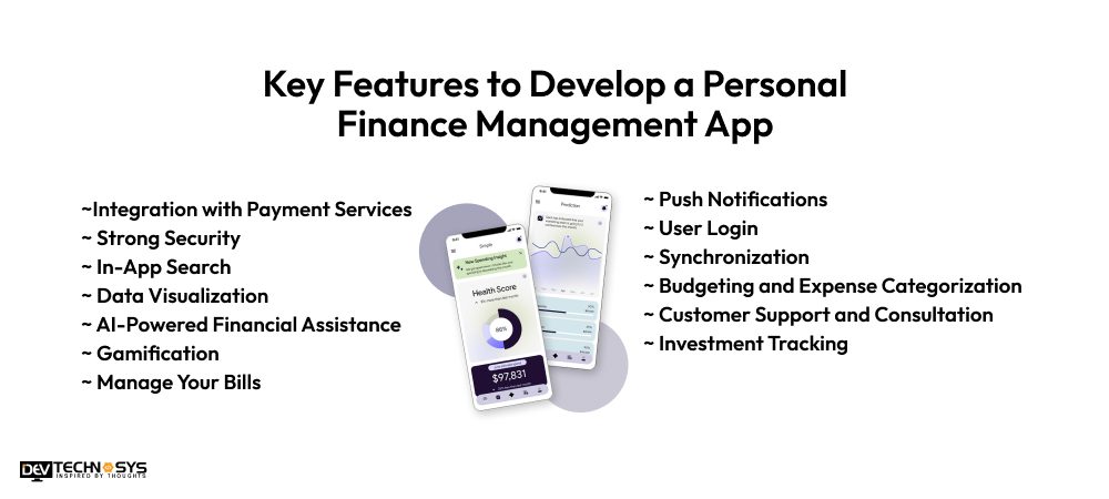 Key Features To Develop a Personal Finance Management App
