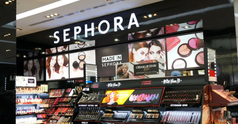 Sephora Logo on Their Main Store for Serbia. Sephora is a French