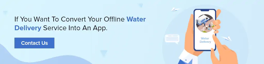 water delivery app cta