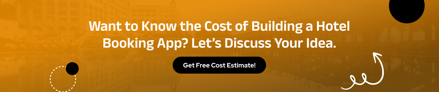 Hotel Booking App Development Cost cta