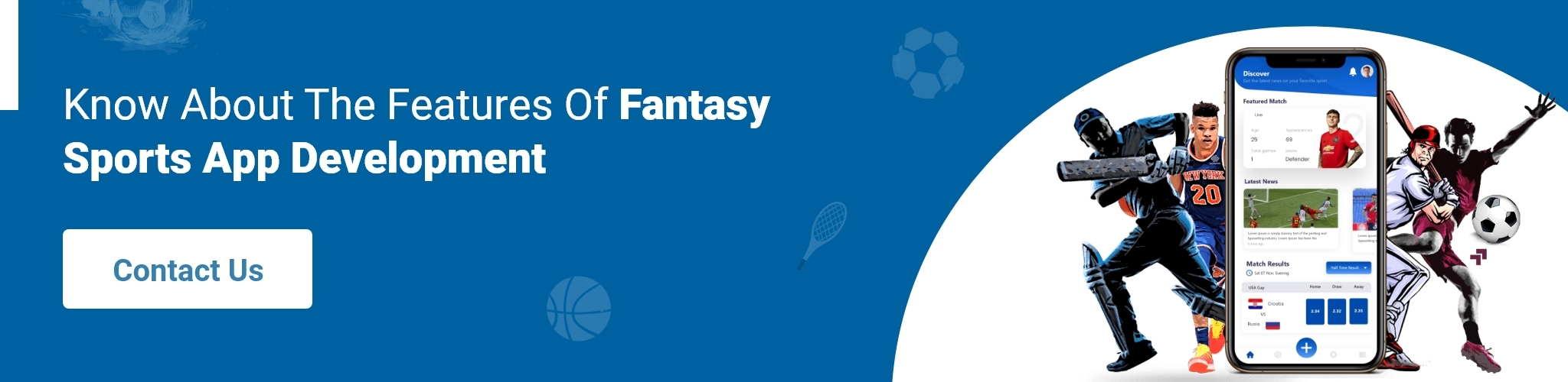 Fantasy Sports Mobile App CTA
