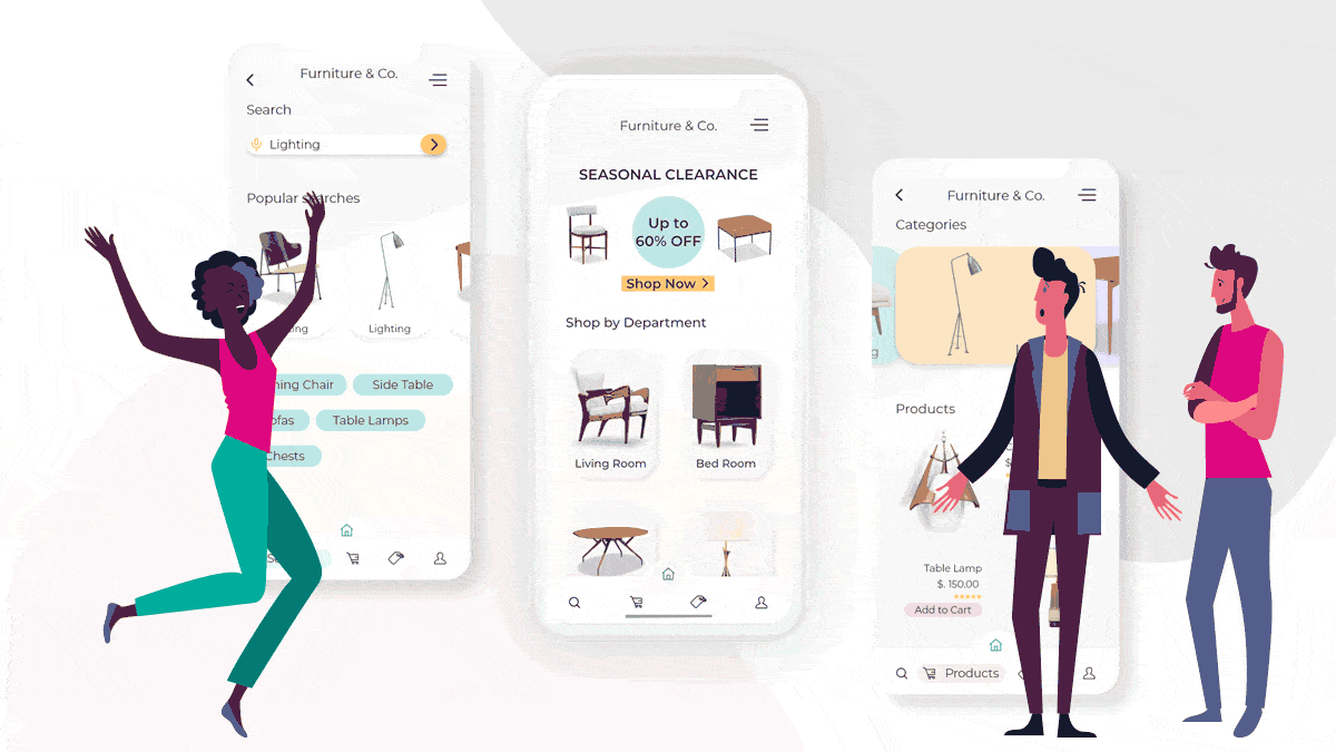 Shopping App Development GIF