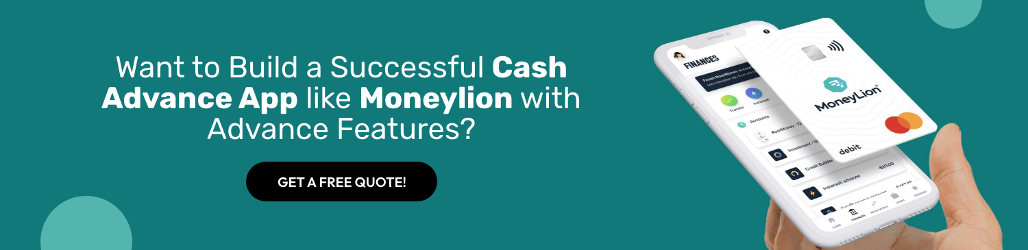 Cost to Build a Cash Advance App like Moneylion