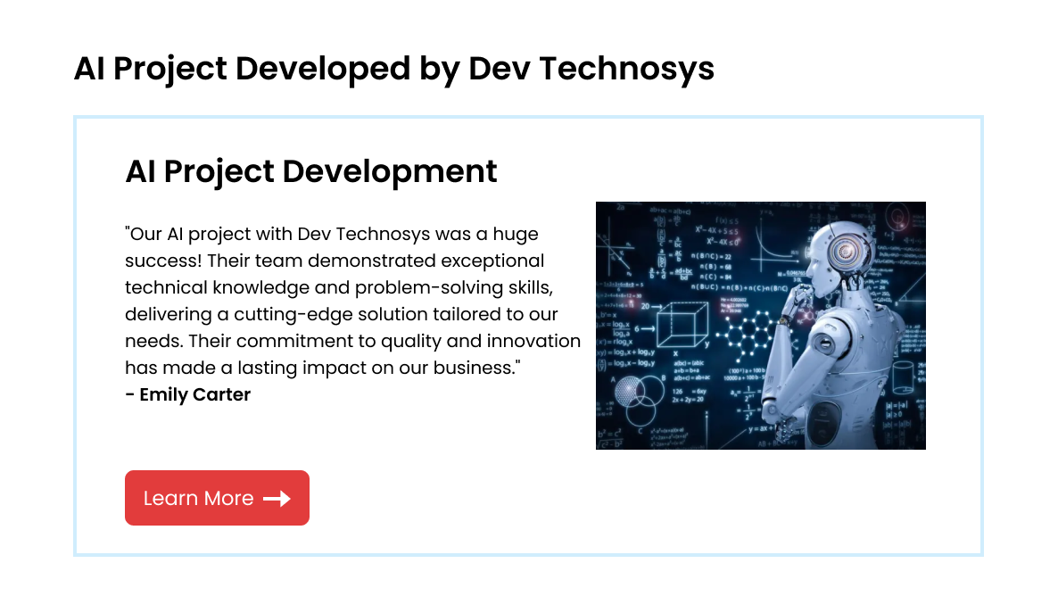 Testimonials 1 Create an AI app