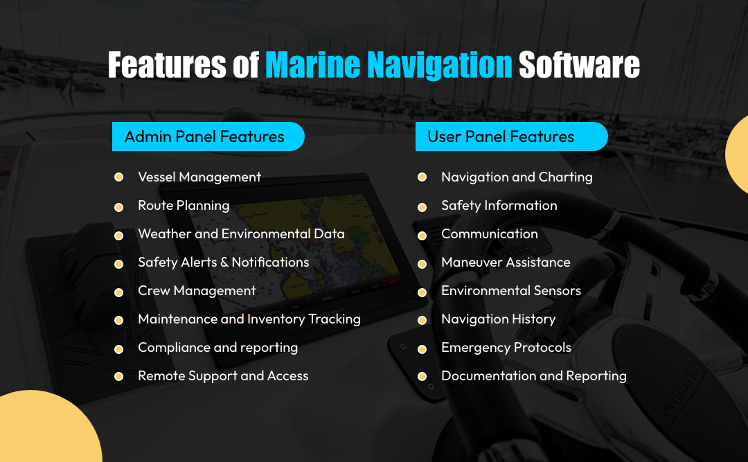 Features of Marine Navigation Software