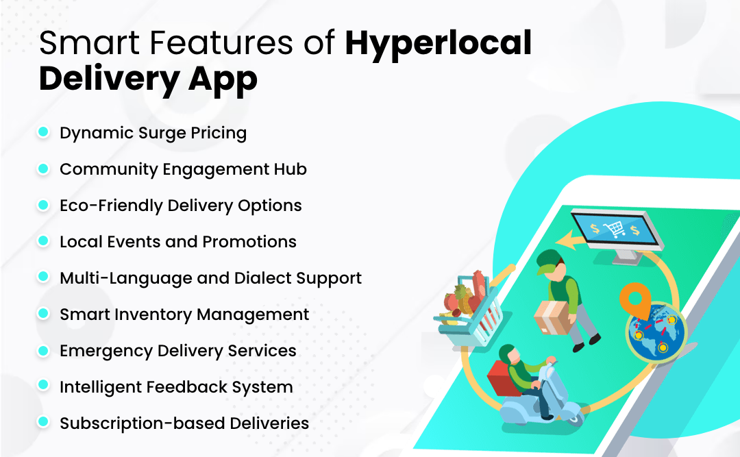 Key Features of Hyperlocal Delivery App Development