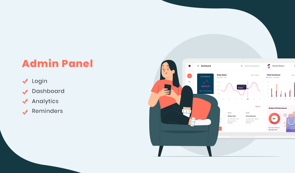 Laundryman Admin Panel