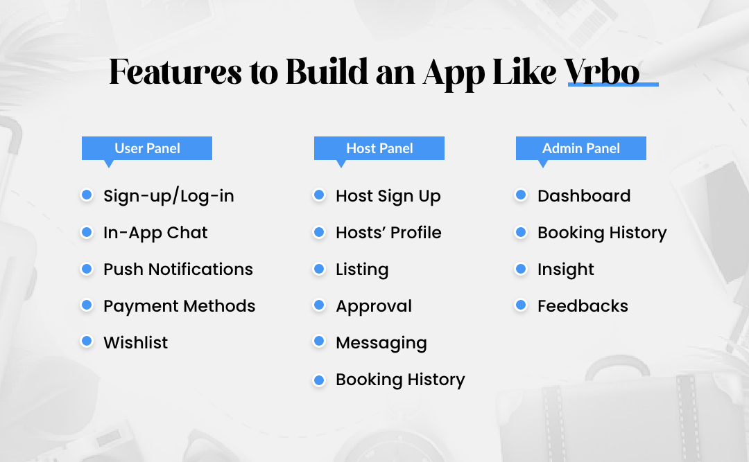 Build an app like VRBO