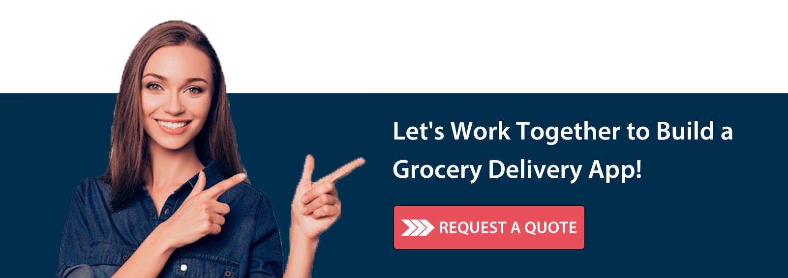 build a grocery delivery app cta