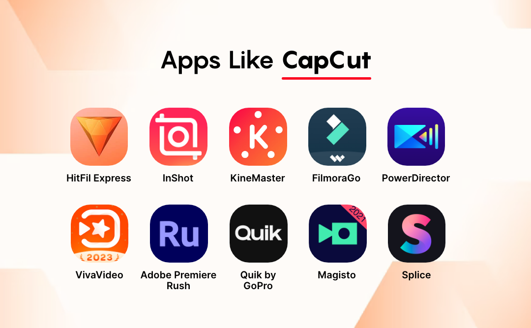 10 Popular Apps Like CapCut